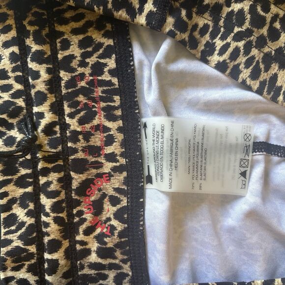 NEW THE UPSIDE Size Large Sport Leo Leopard Yoga Leggings Pant Revolve Athletic - Picture 7 of 13